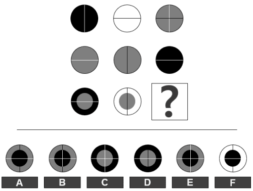 Free Inductive Reasoning Test sample question