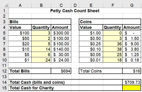 Free Excel Assessment Test sample question