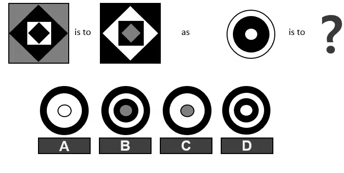 Free Inductive Reasoning Test sample question