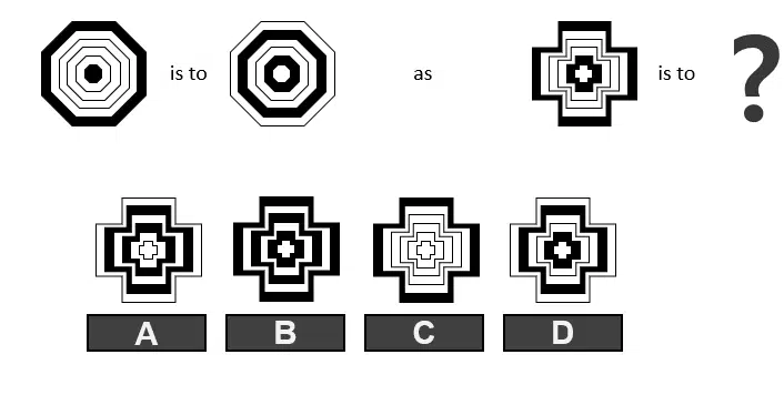 Free Inductive Reasoning Test sample question