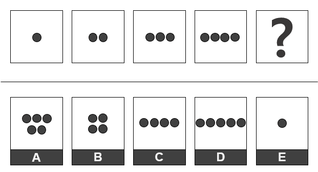 Free Inductive Reasoning Test sample question