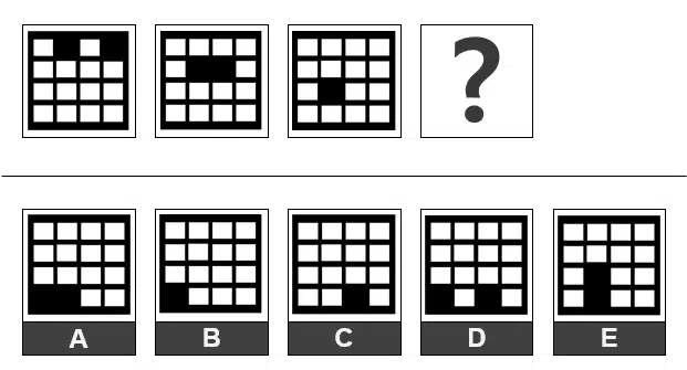 Free Inductive Reasoning Test sample question