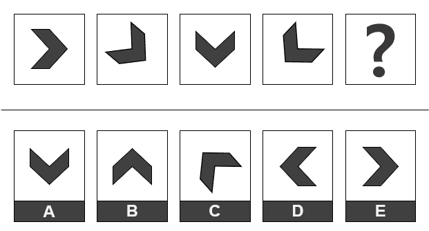 Free Inductive Reasoning Test sample question