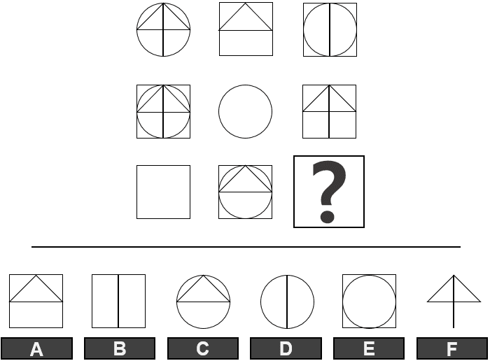 Free Inductive Reasoning Test sample question