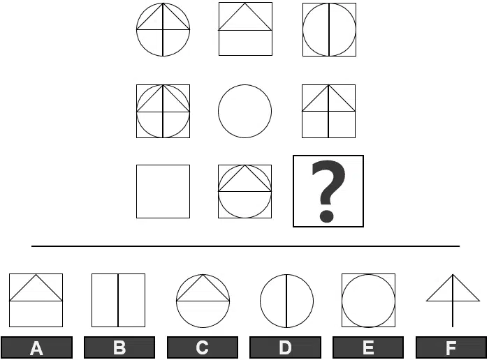 Free Inductive Reasoning Test sample question