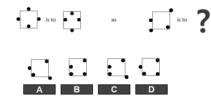 Free Inductive Reasoning Test sample question