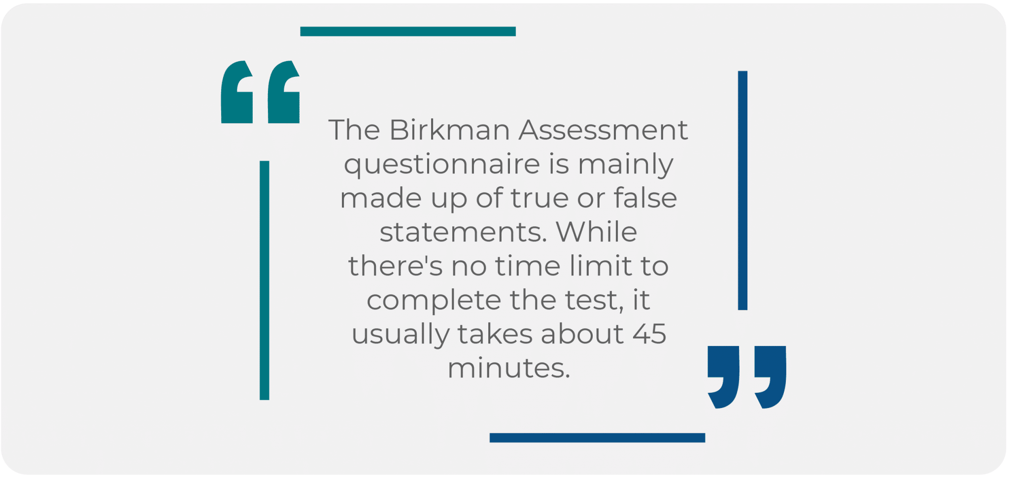 Birkman Assessment Test Overview Quote