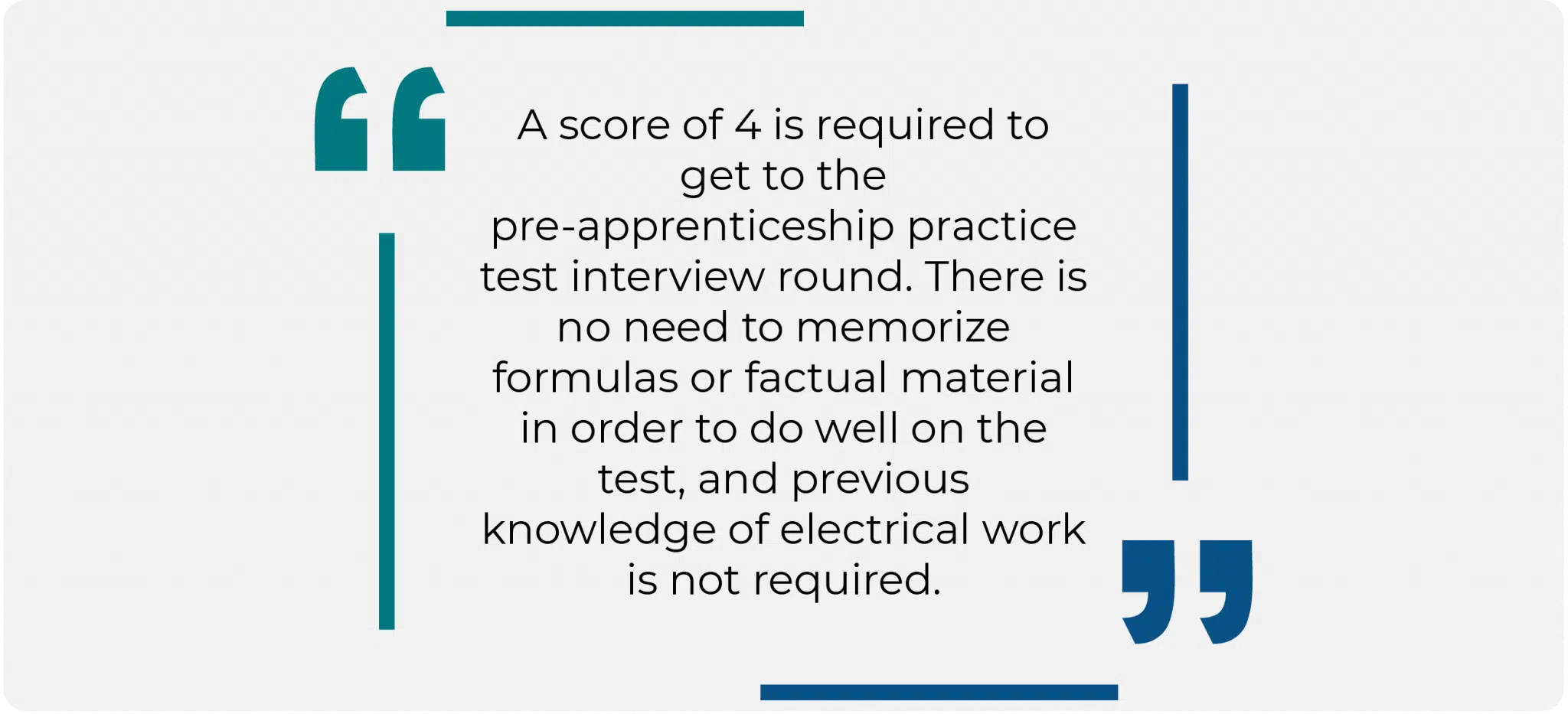 Electrical IBEW Aptitude Test Overview Quote