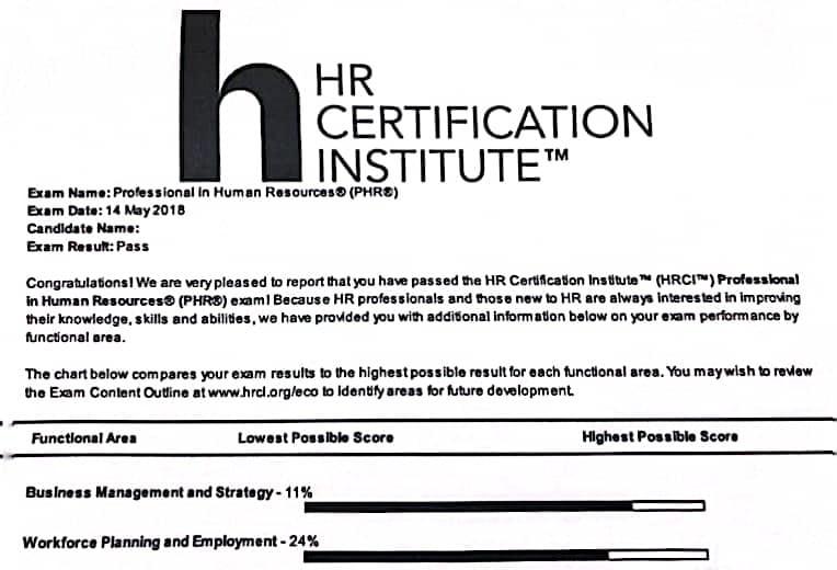Free PHR Certification Practice 2023 Prep Guide