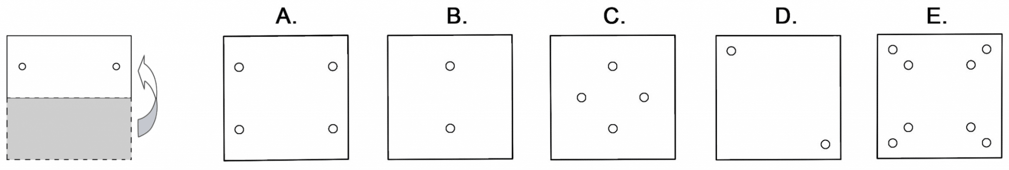 Paper-Folding-Test-Sample-Question